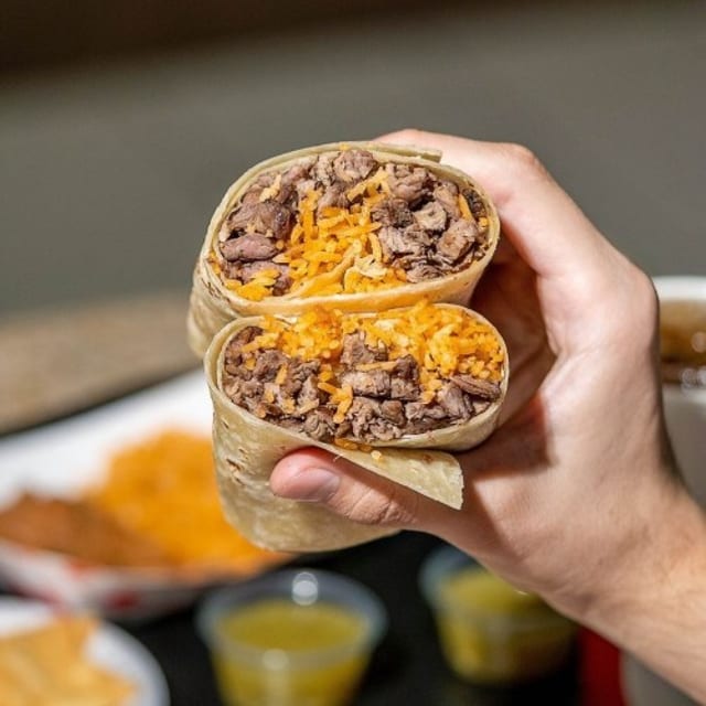Carne Asada Burrito.